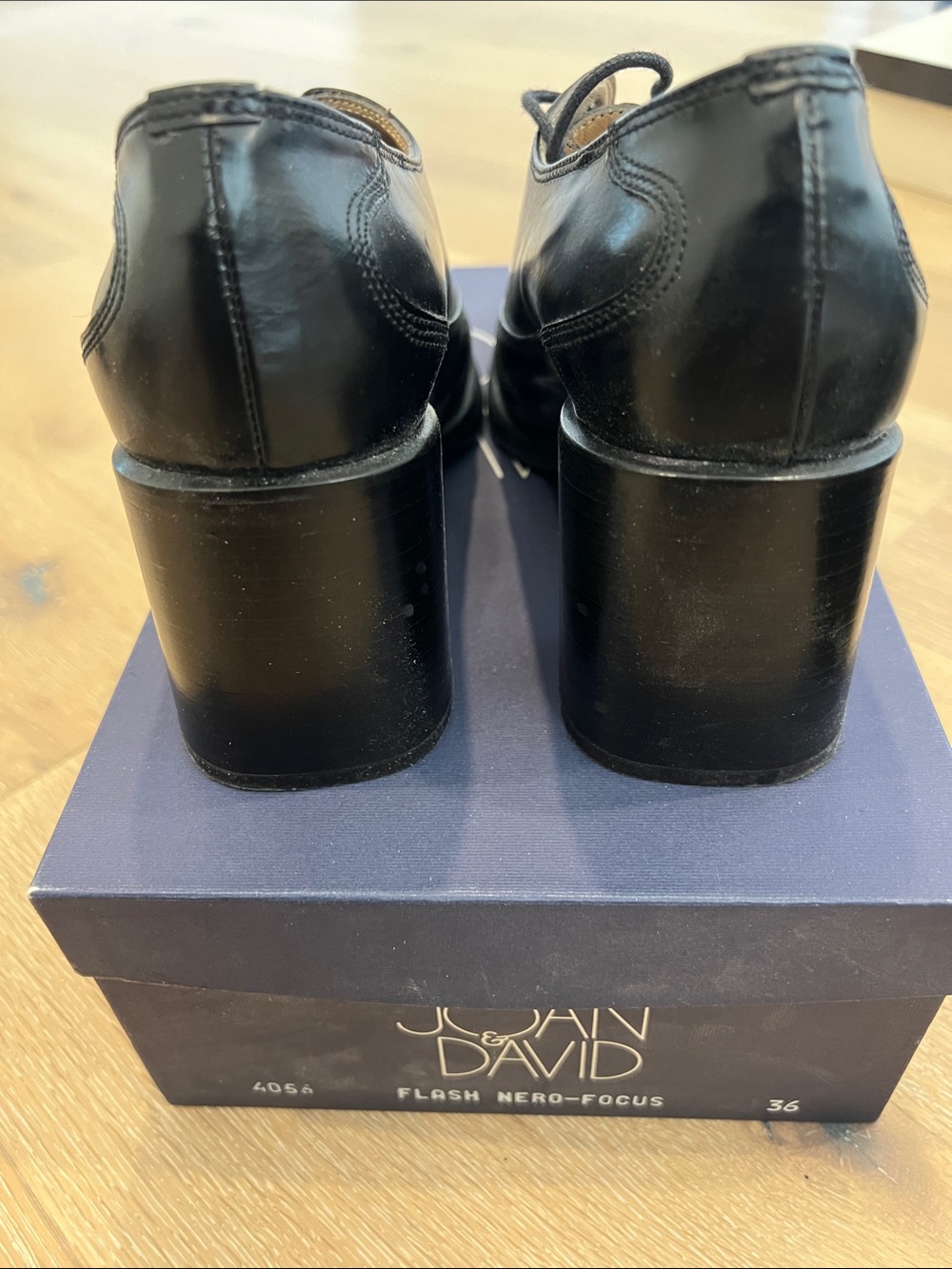 Black Lace-Up Women’s Dress Shoes - Picture 10 of 10